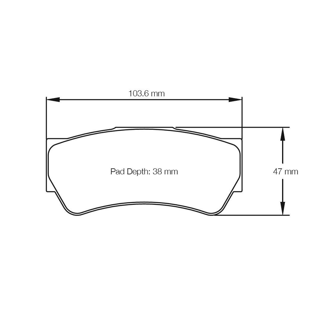 4 brake pads set - PAGID