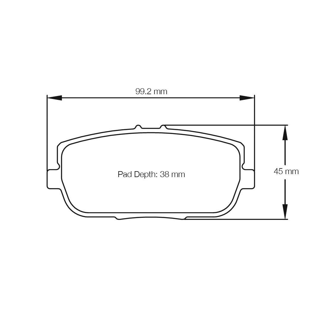 Brake Pads PAGID FCP1864 Model