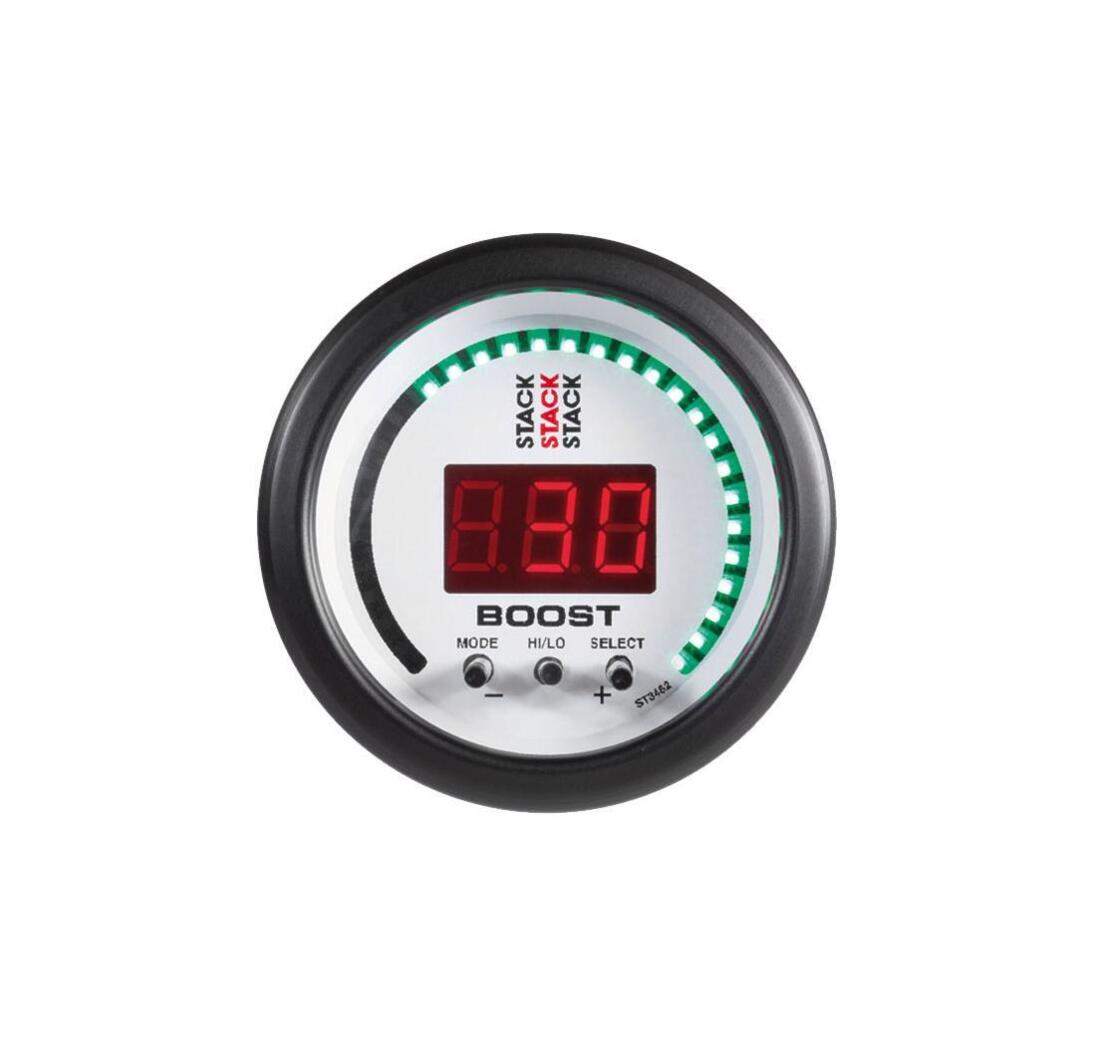 Stack digital LED Turbo Boost Controller (30 PSI - 2 BAR) - white