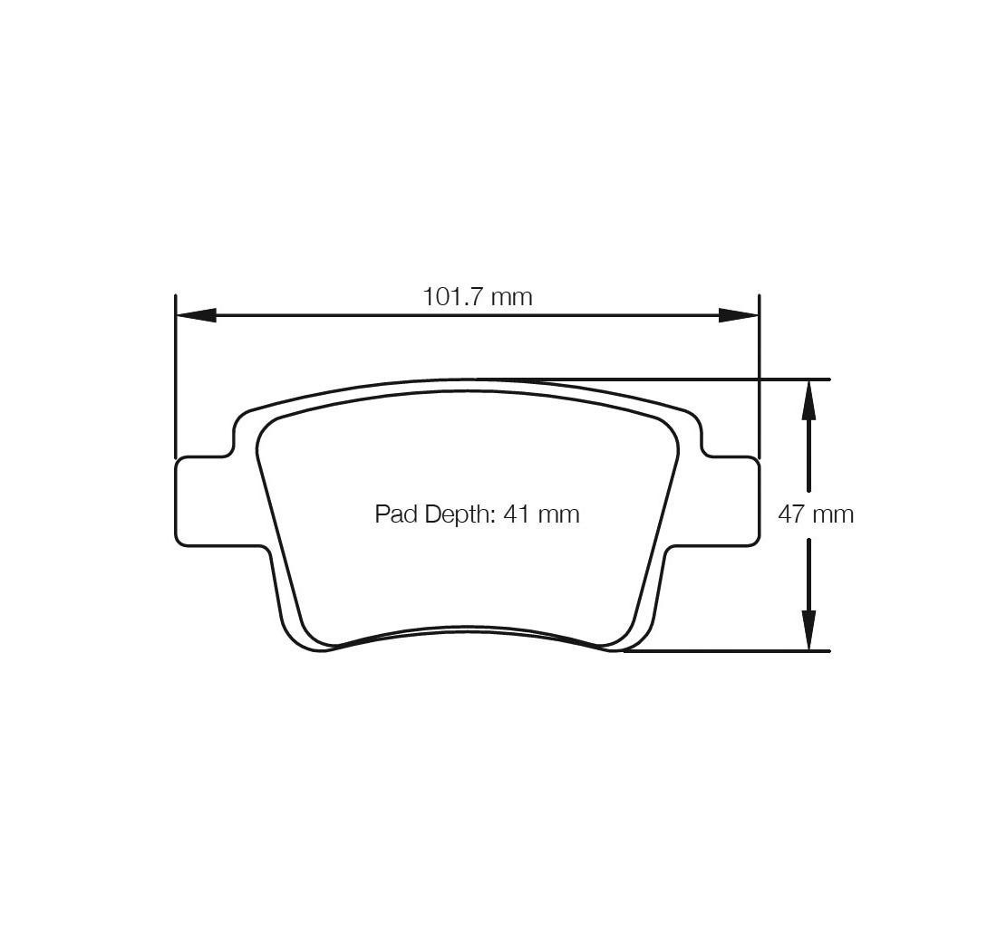 Pastiglie Freno PAGID Modello FCP1858