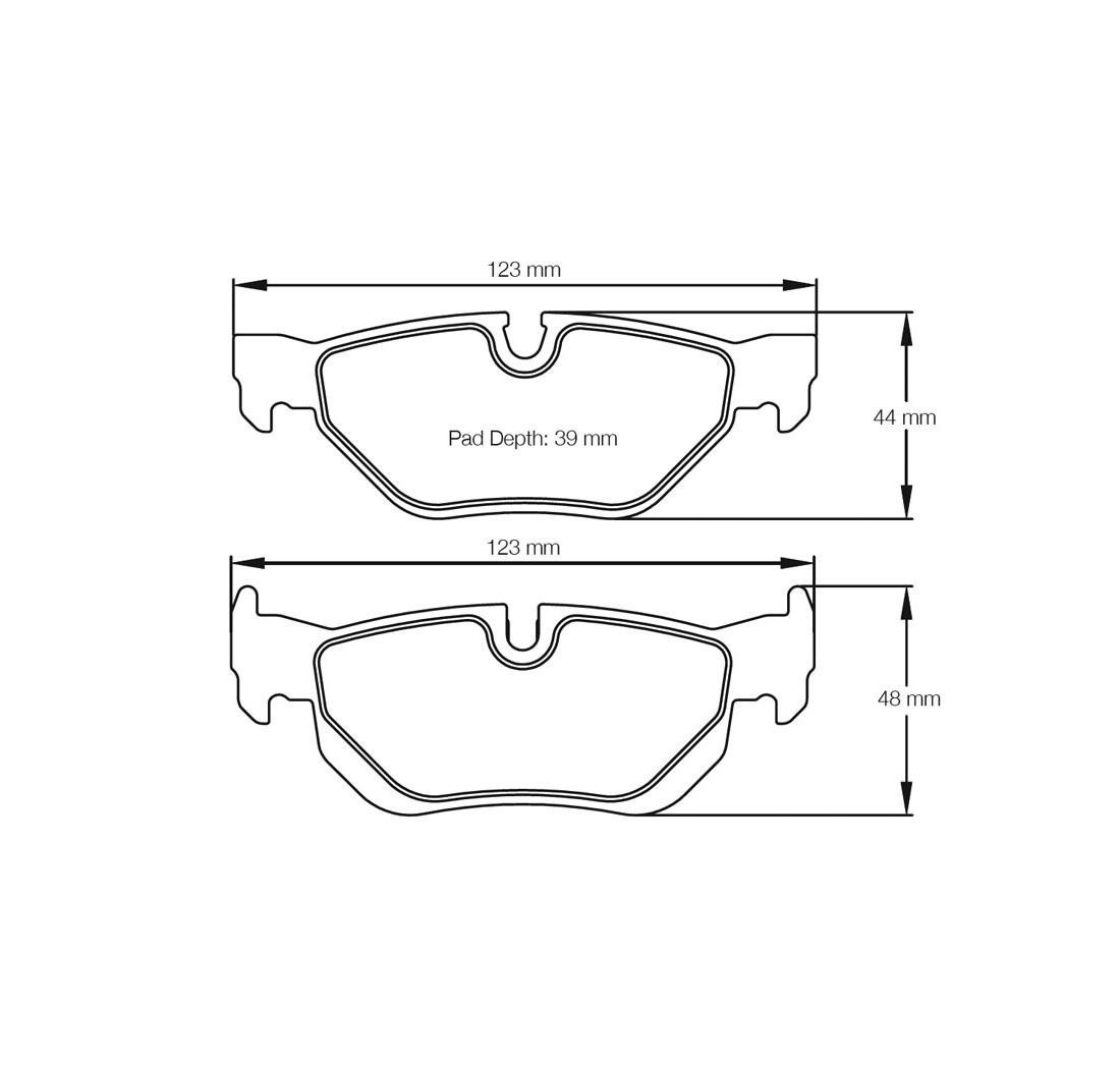 Plaquettes de frein PAGID Modèle FCP850