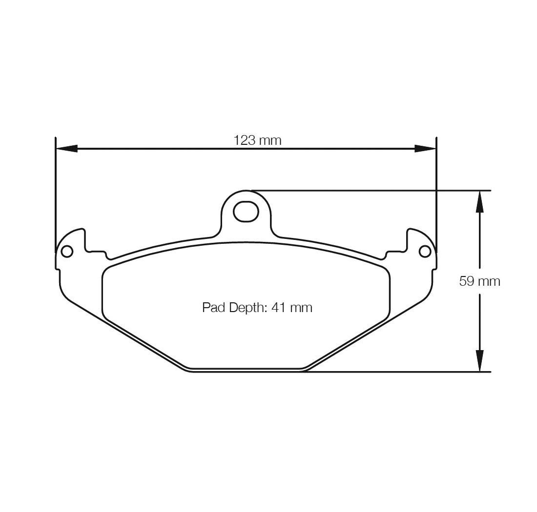 Pastiglie Freno PAGID Modello FCP1560