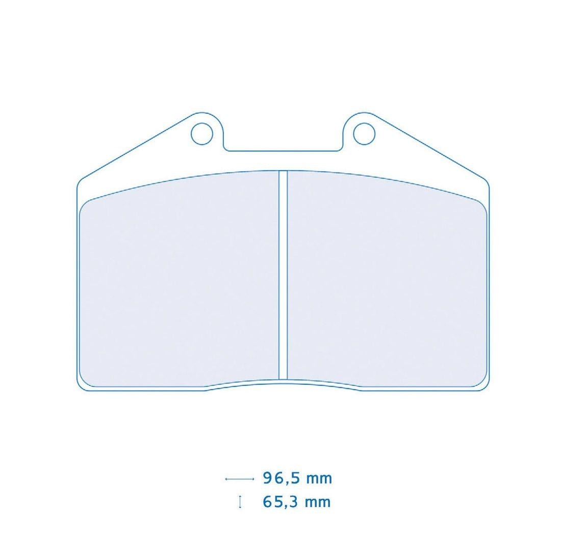 Brake Pads CARBONE LORRAINE FCP451 Model
