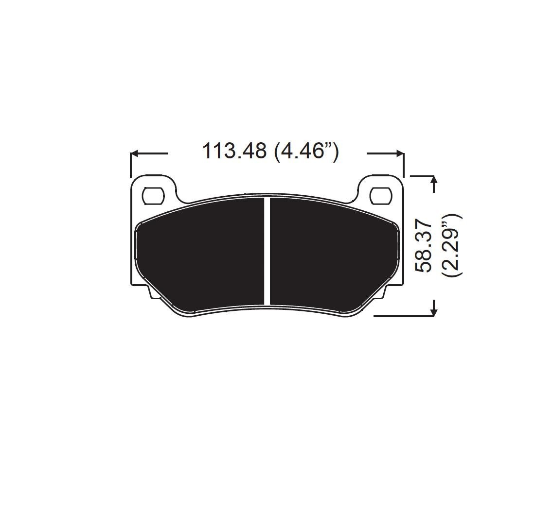 4 brake pads set - AP RACING