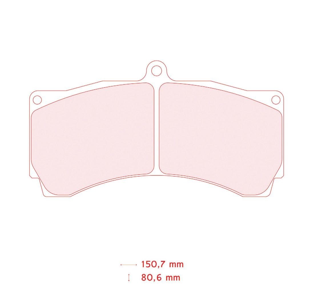 Pastiglie Freno CARBONE LORRAINE Modello FRP3054