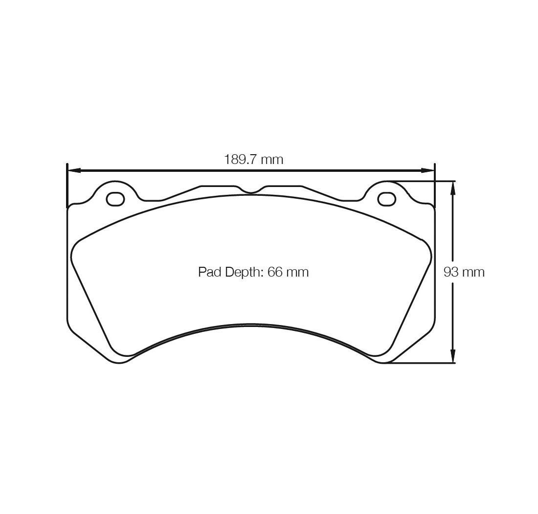 Brake Pads PAGID FRP3106 Model