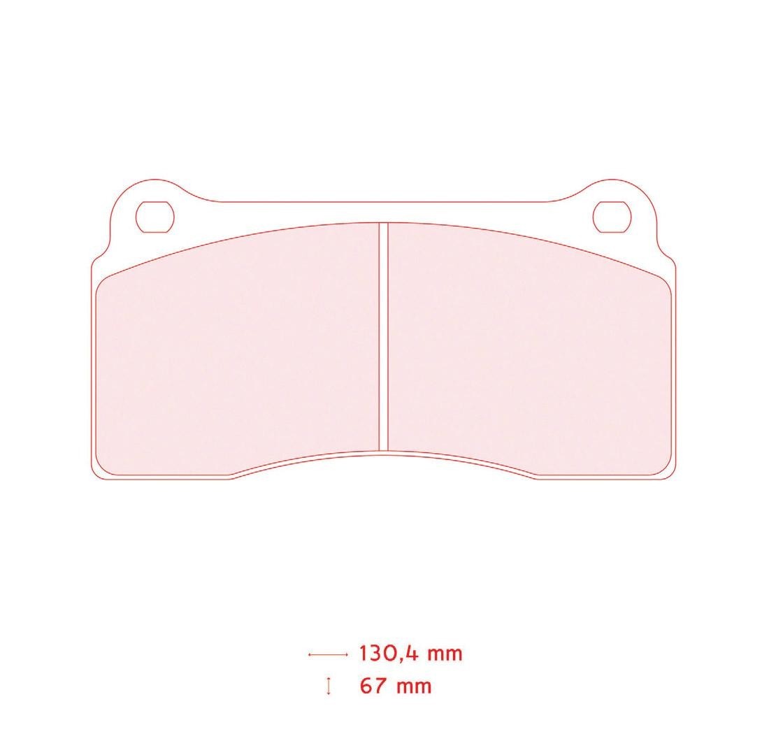 Pastillas de freno CARBONE LORRAINE Modelo FCP1281