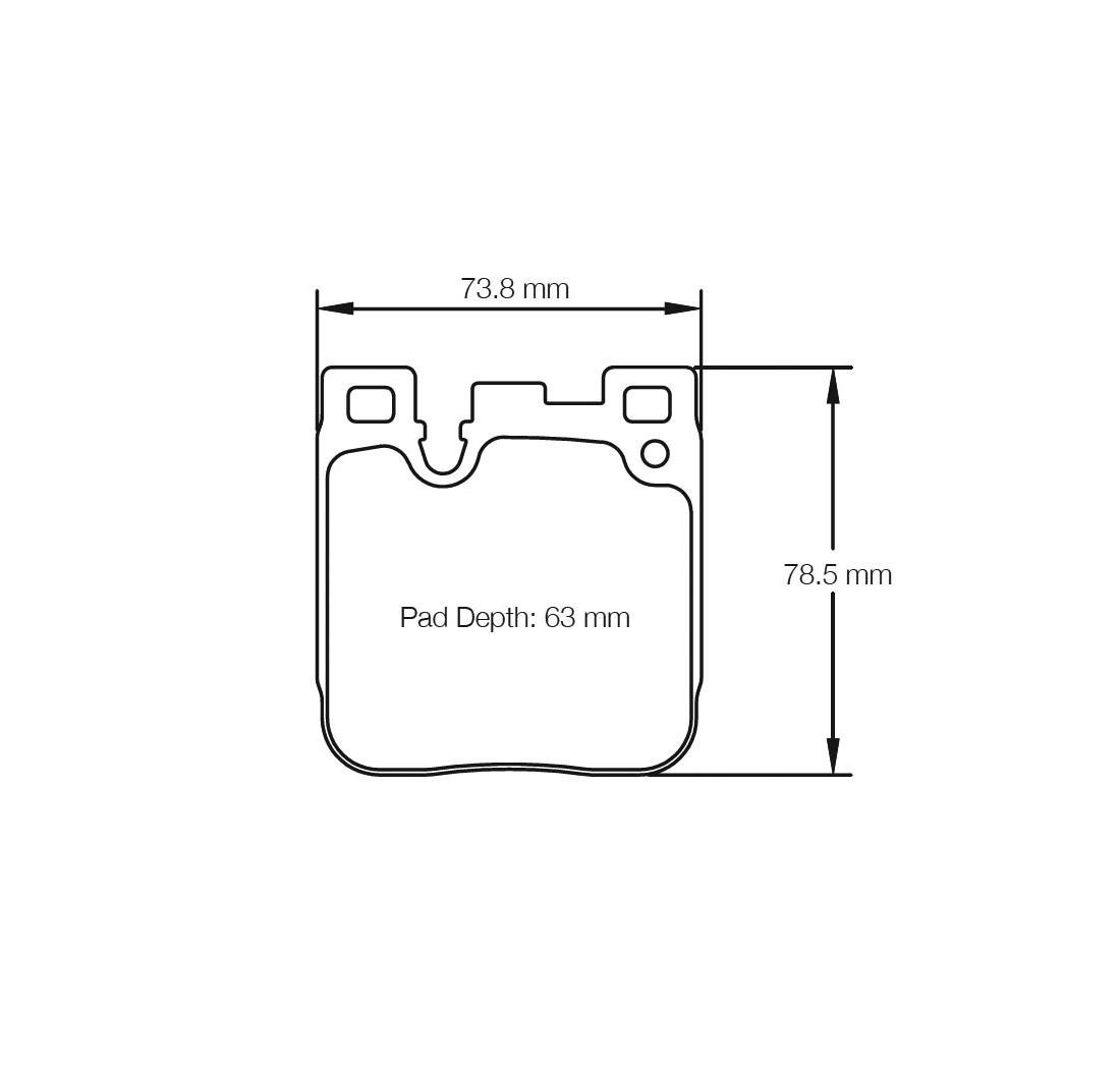 Brake Pads PAGID FCP4663 Model