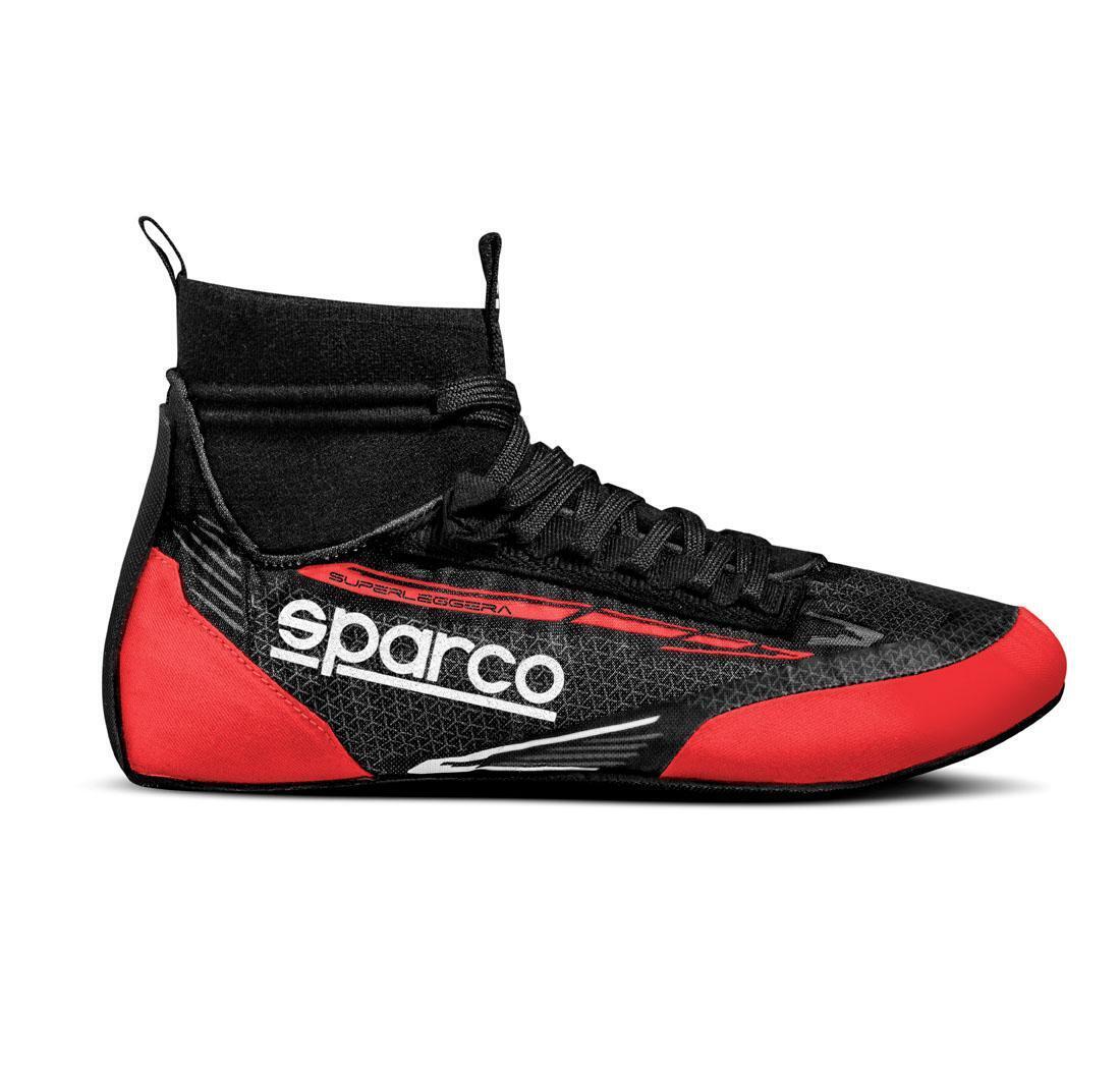 Sparco race shoes SUPERLEGGERA, black/red - Size 37