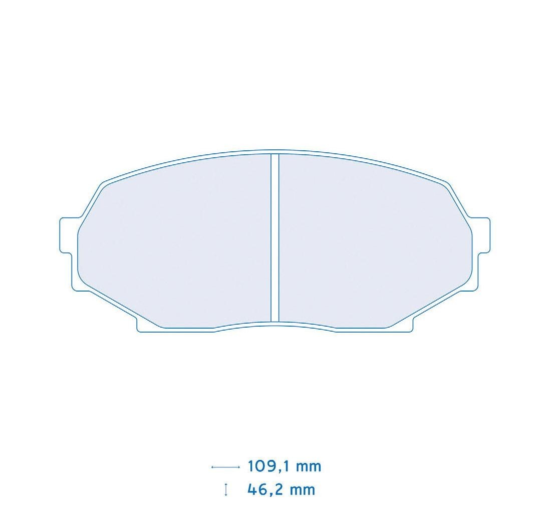 Pastillas de freno CARBONE LORRAINE Modelo FCP653