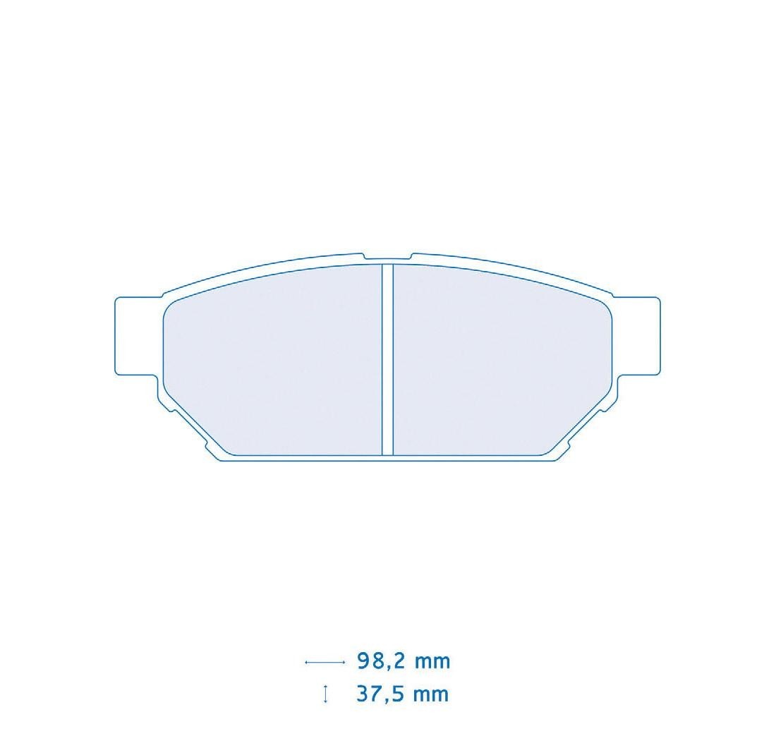 Pastiglie Freno CARBONE LORRAINE Modello FCP1283