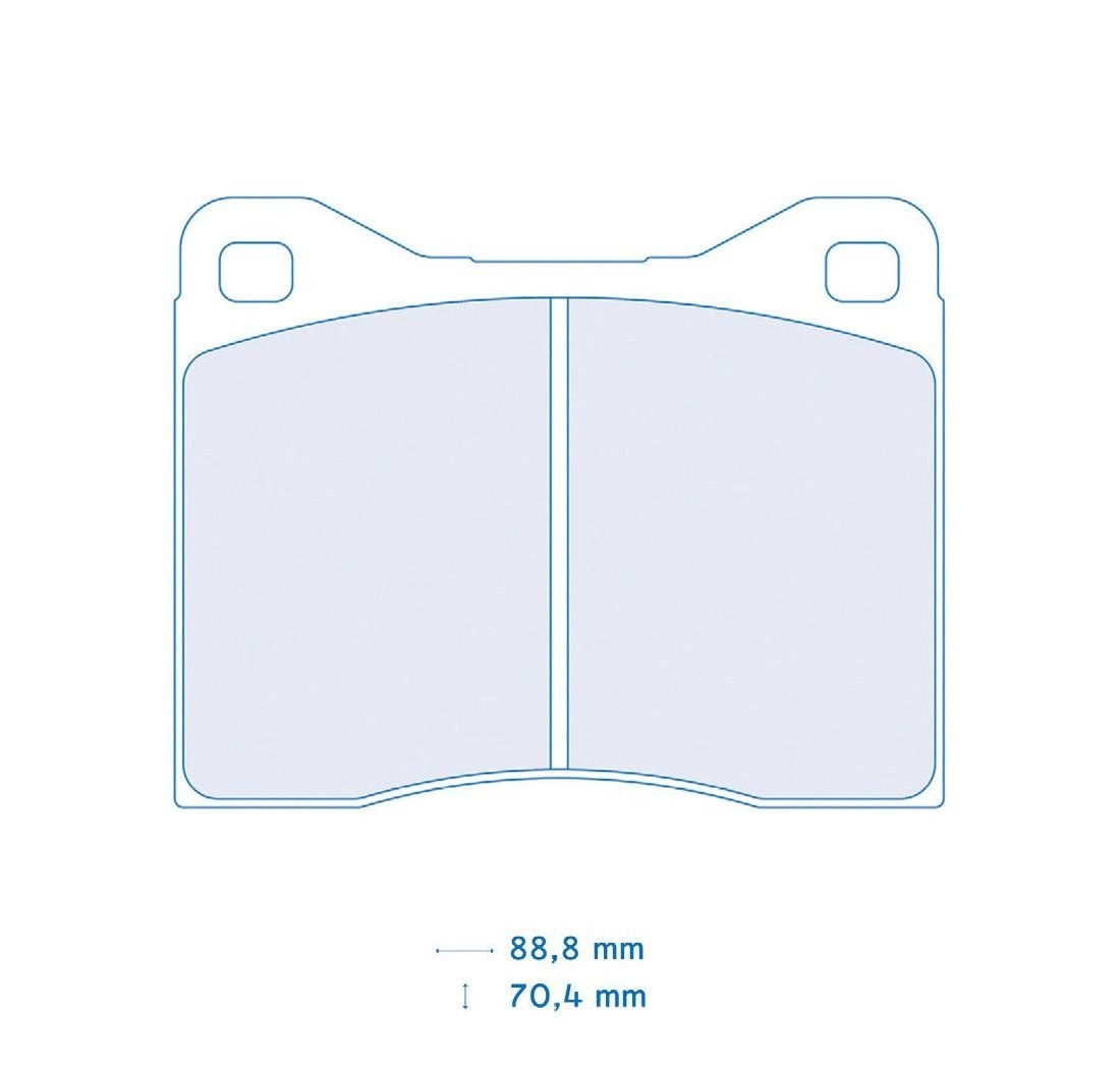 Brake Pads CARBONE LORRAINE FCP399 Model