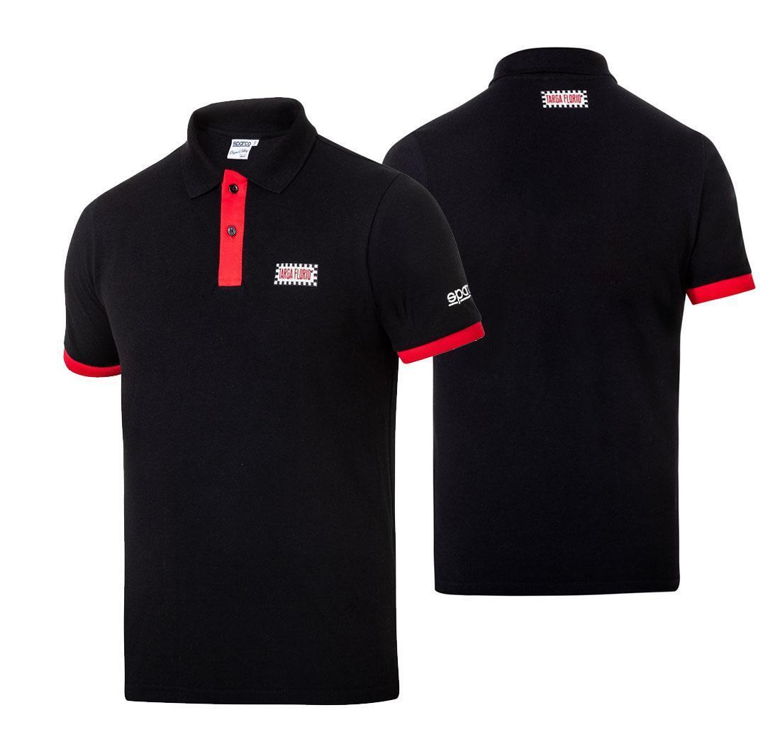 Polo TARGA FLORIO P1 Sparco - black/red - L