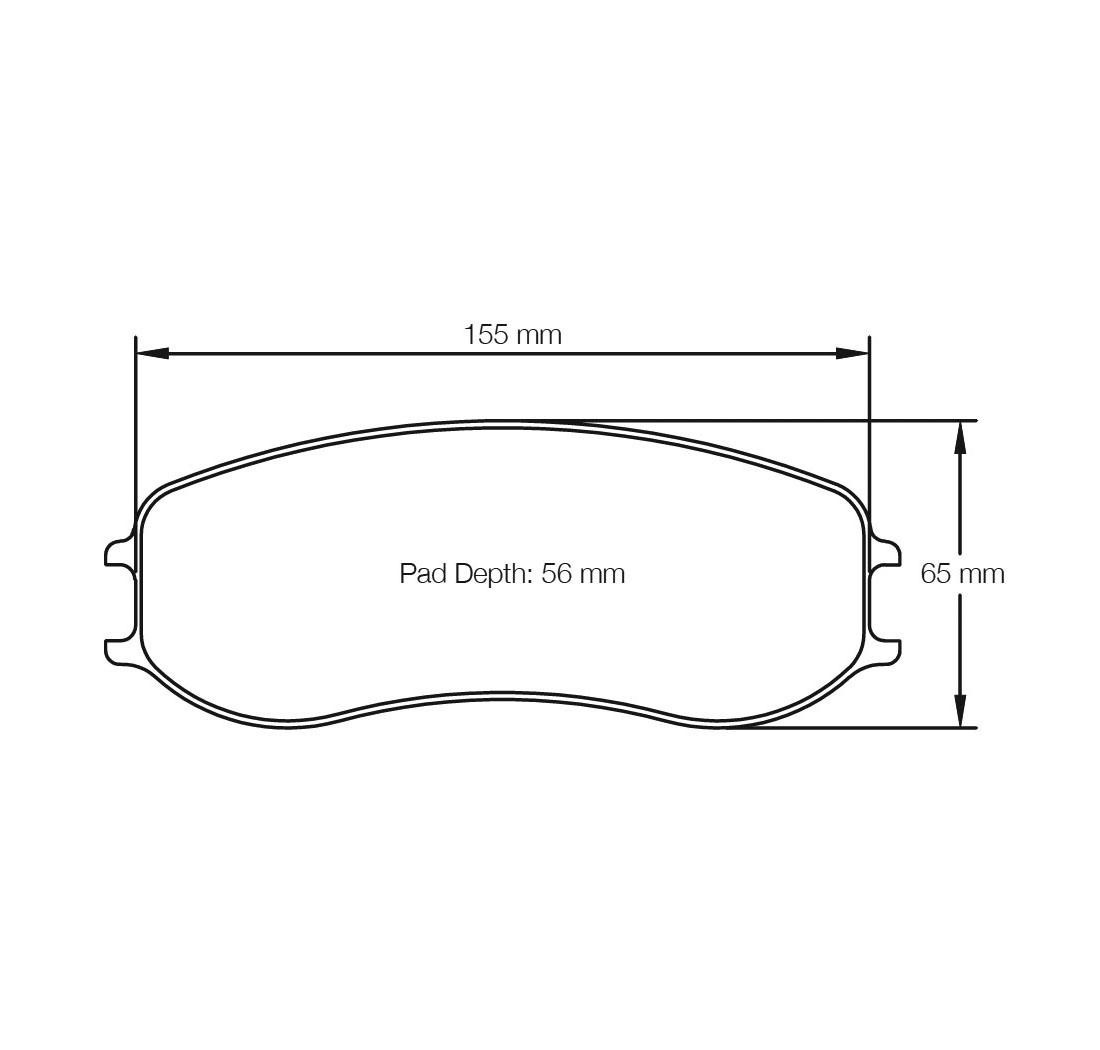 Conjunto de 4 pastillas de freno, PAGID