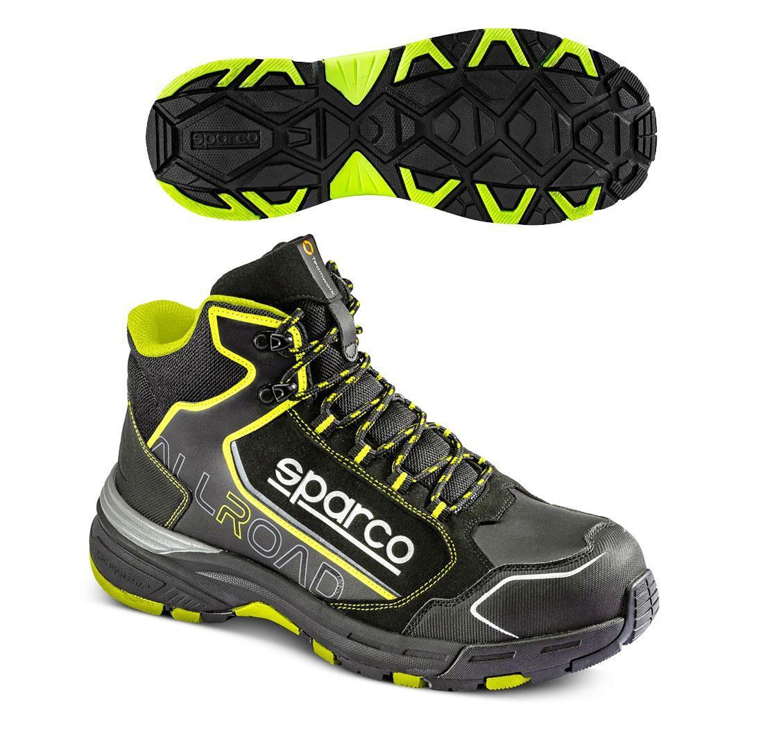 Chaussure de sécurité Sparco ALLROAD SOCHI Noir jaune fluo - 38