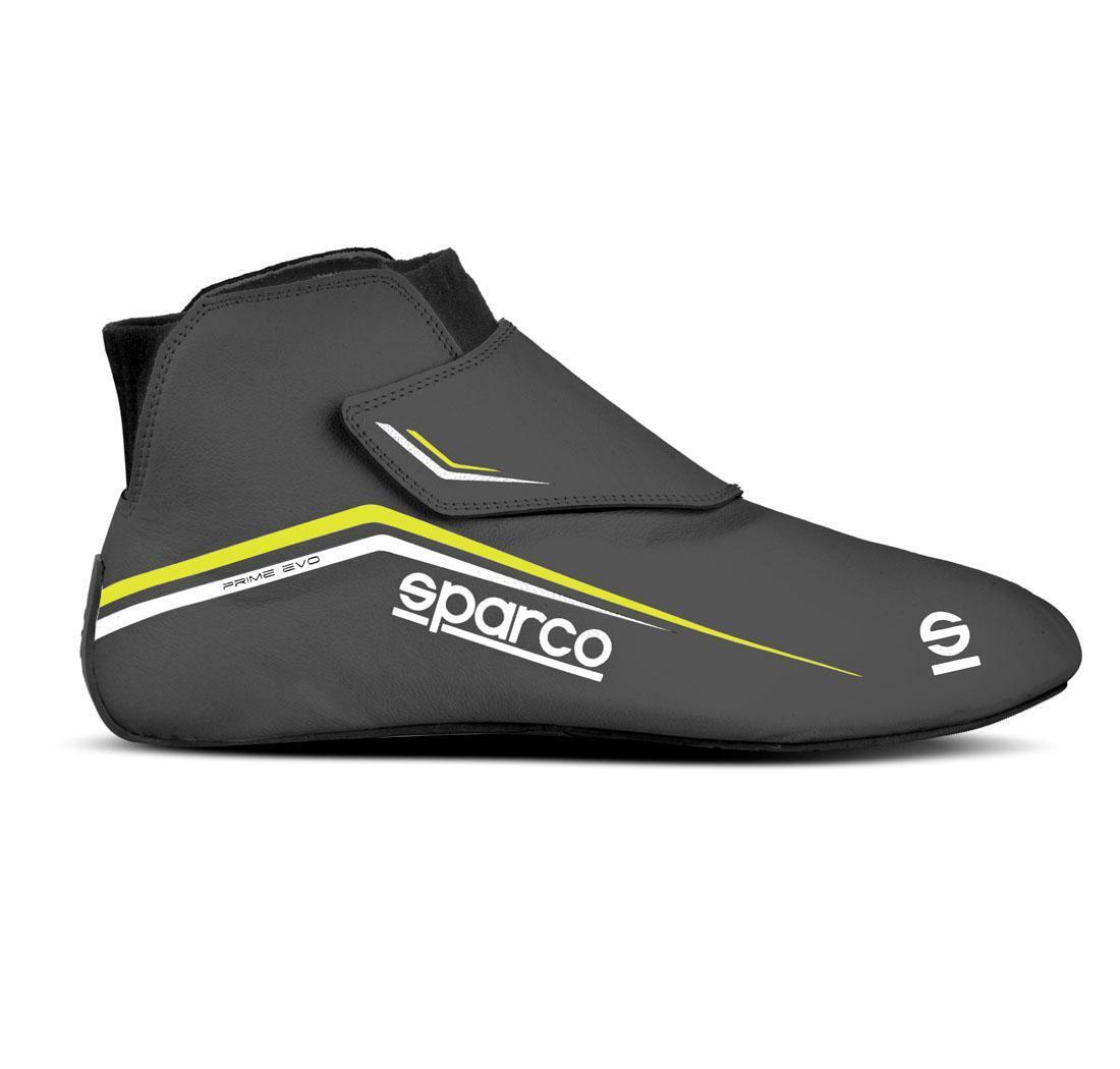 Sparco race shoes PRIME EVO, grey/fluo yellow - Size 37