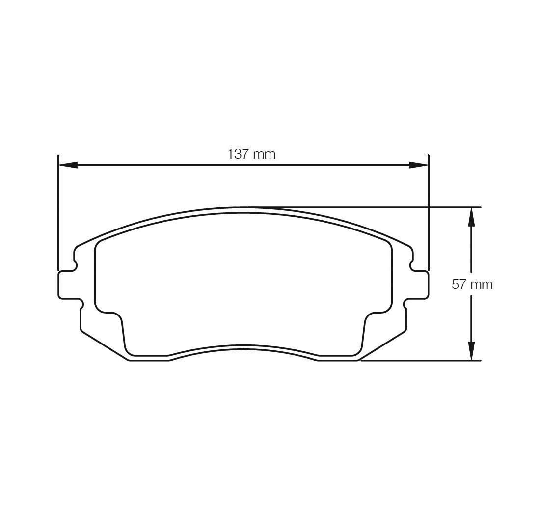 Pastiglie Freno PAGID Modello FCP1639