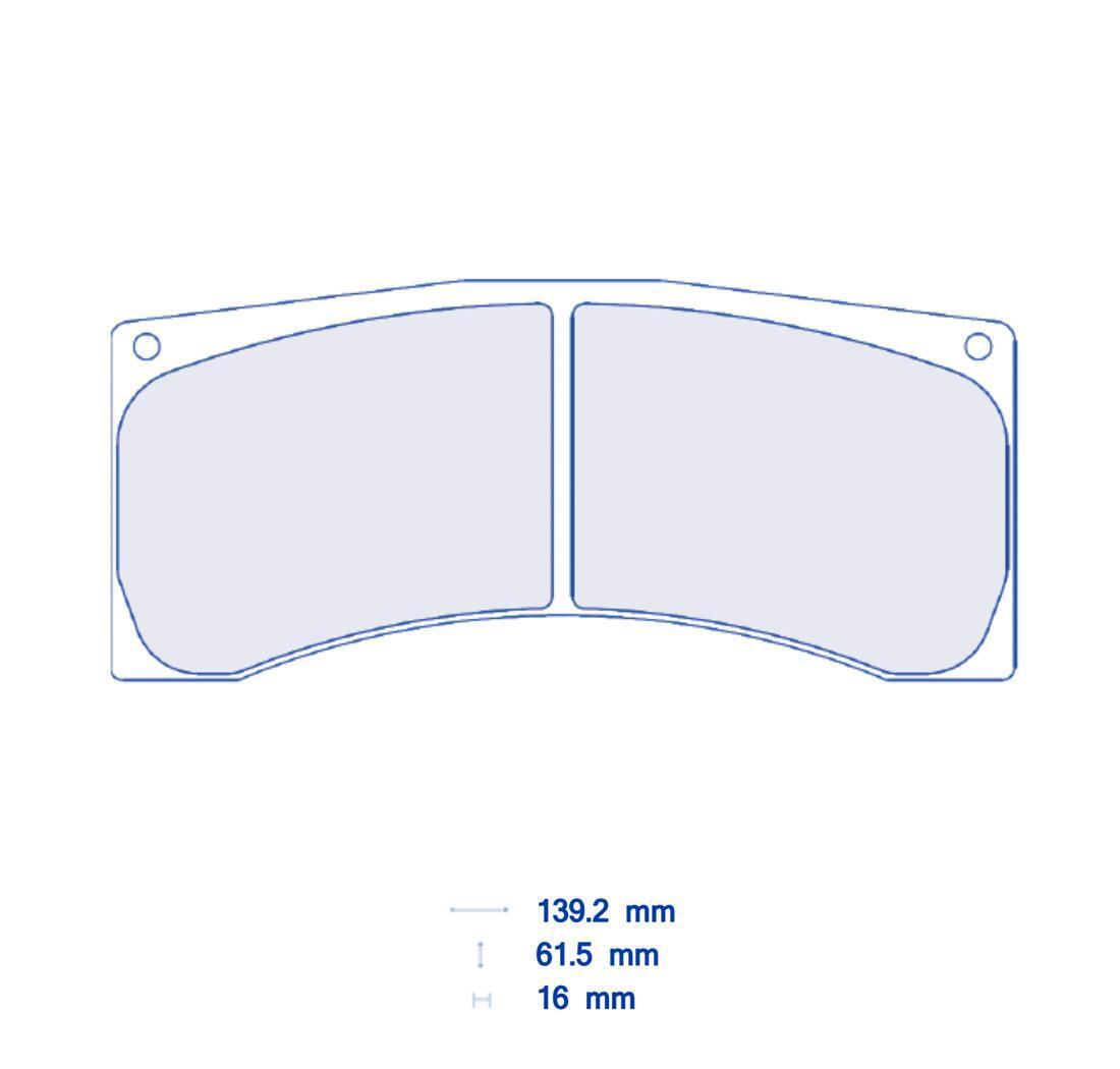 Pastillas de freno CARBONE LORRAINE Modelo FRP3140