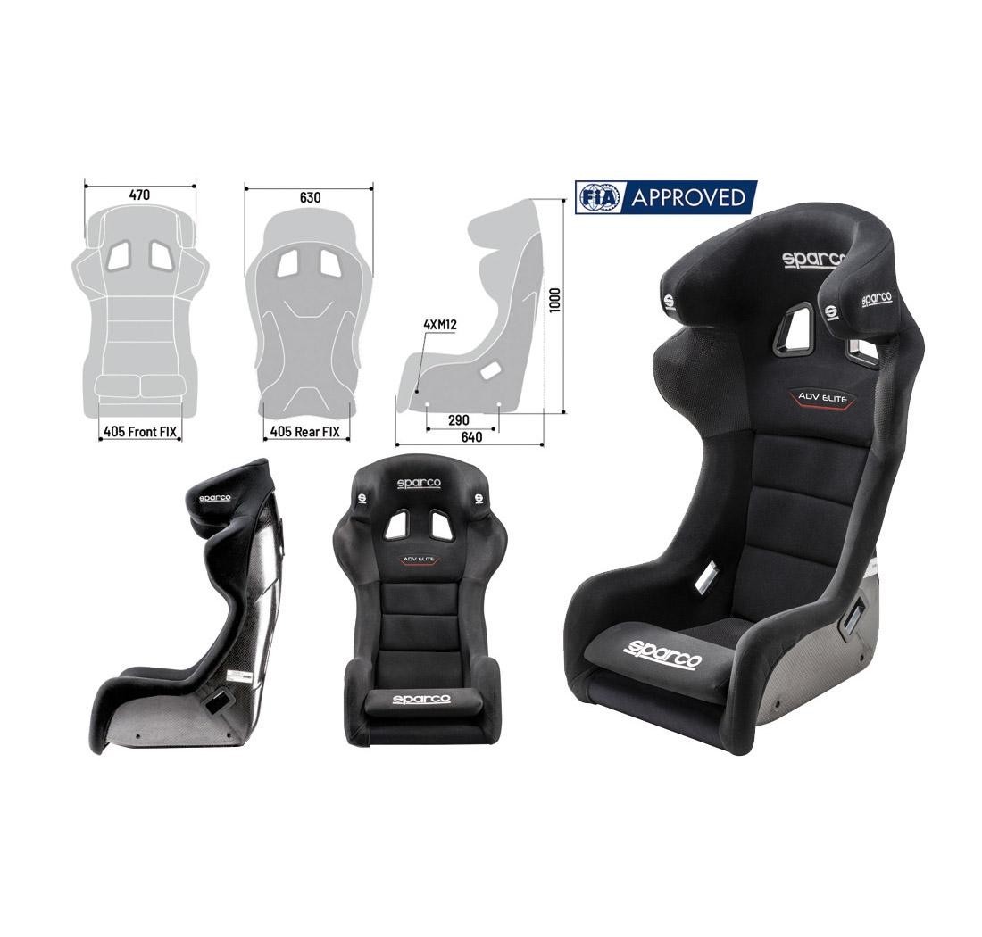 Seats SPARCO ADV ELITE CARBON Seats SPARCO ADV ELITE CARBON