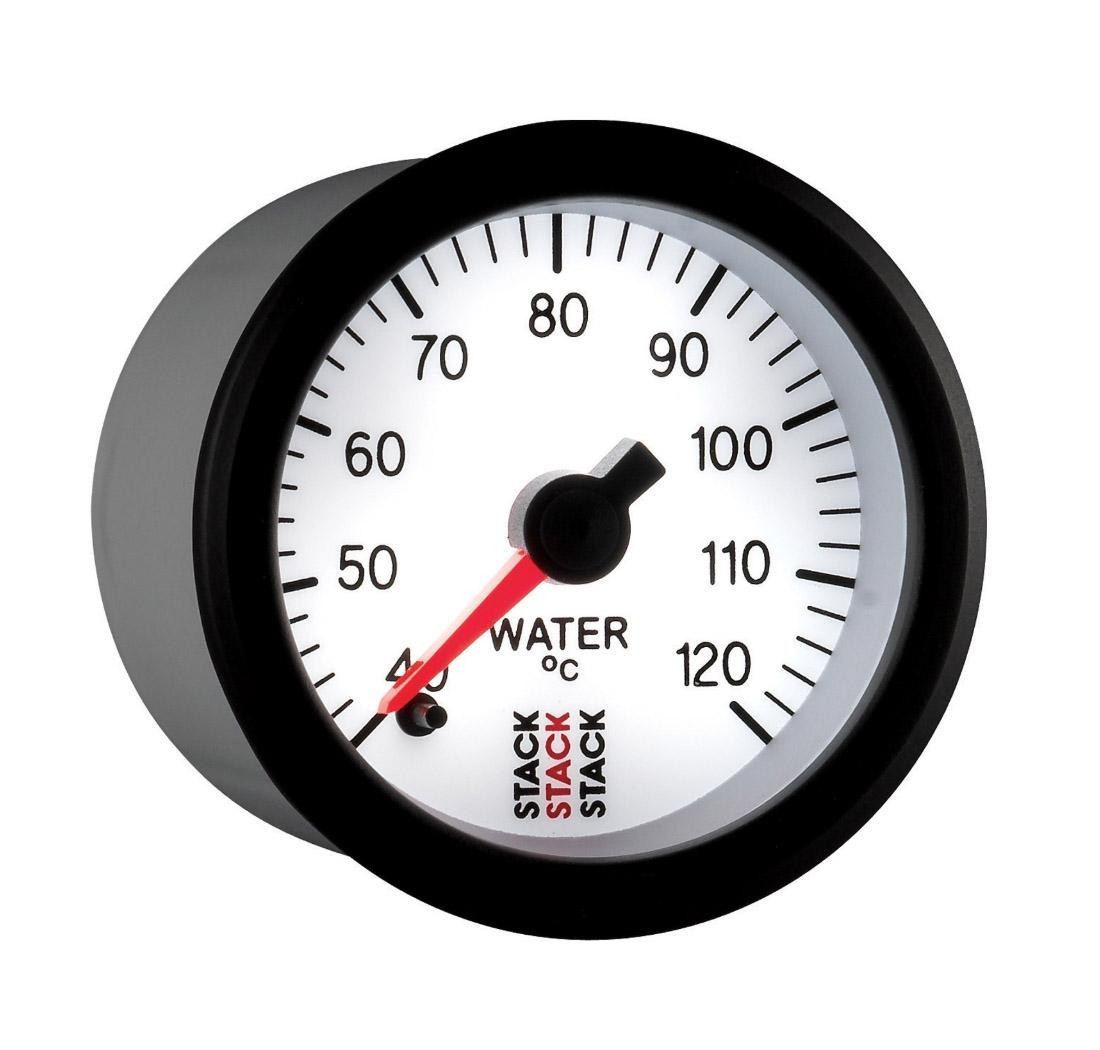 Strumento Stack analogico temperatura acqua (40-120°C) - bianco