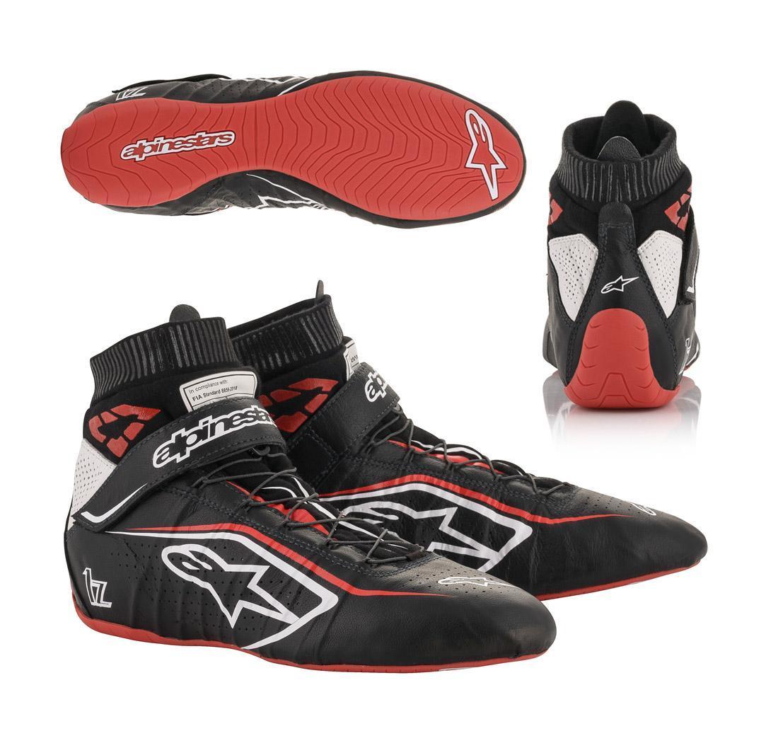 Alpinestars TECH-1 Z v2 race boots, black/white/red, size 37