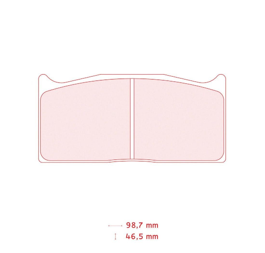 Pastillas de freno CARBONE LORRAINE Modelo FRP308