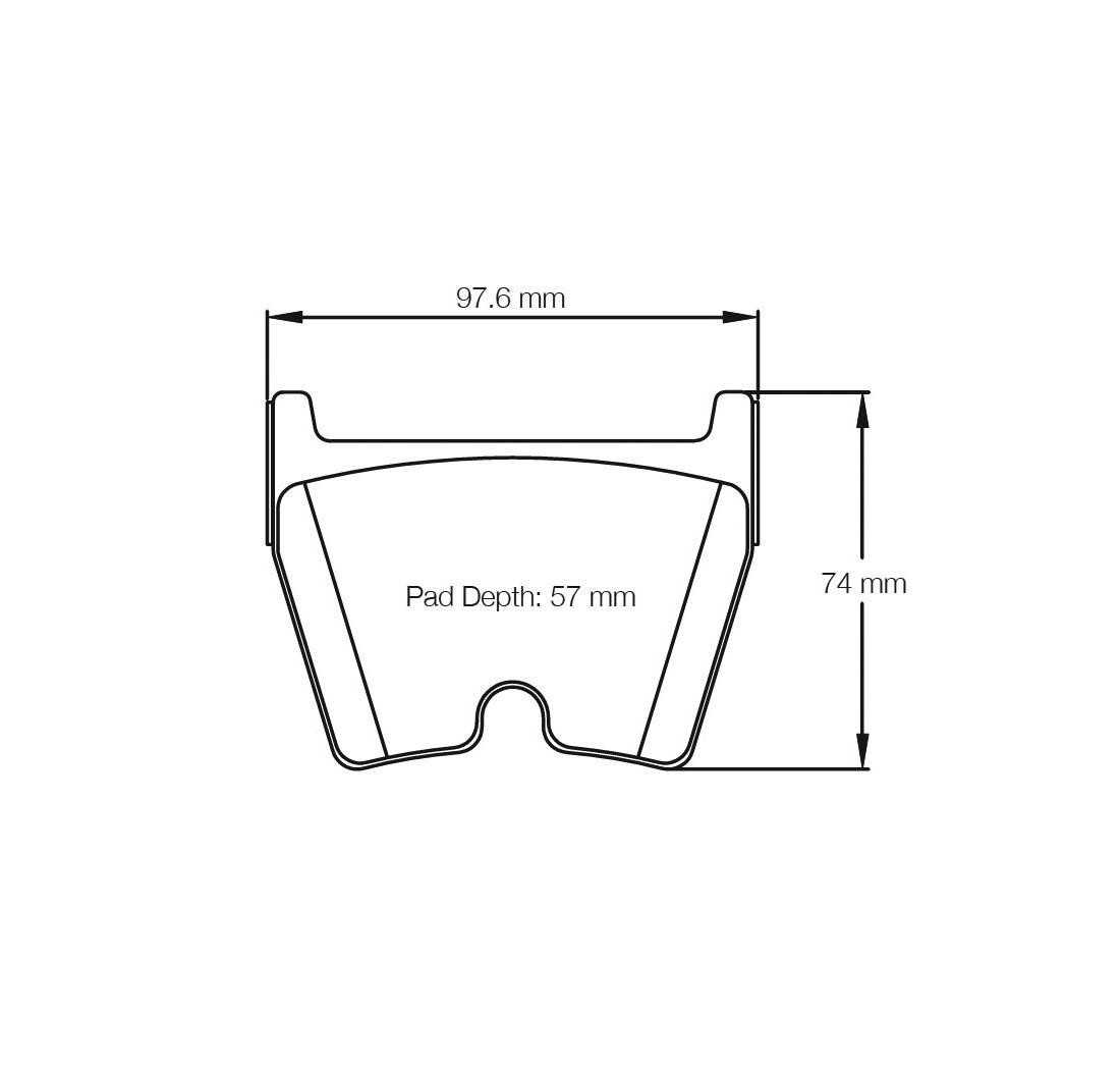 8 brake pads set - PAGID