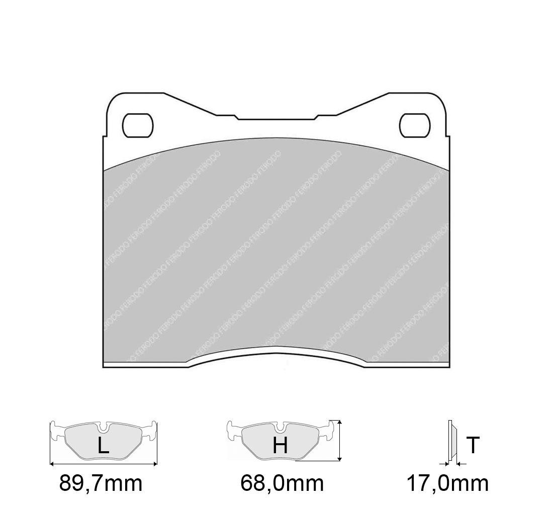 Brake Pads FERODO FCP399 Model