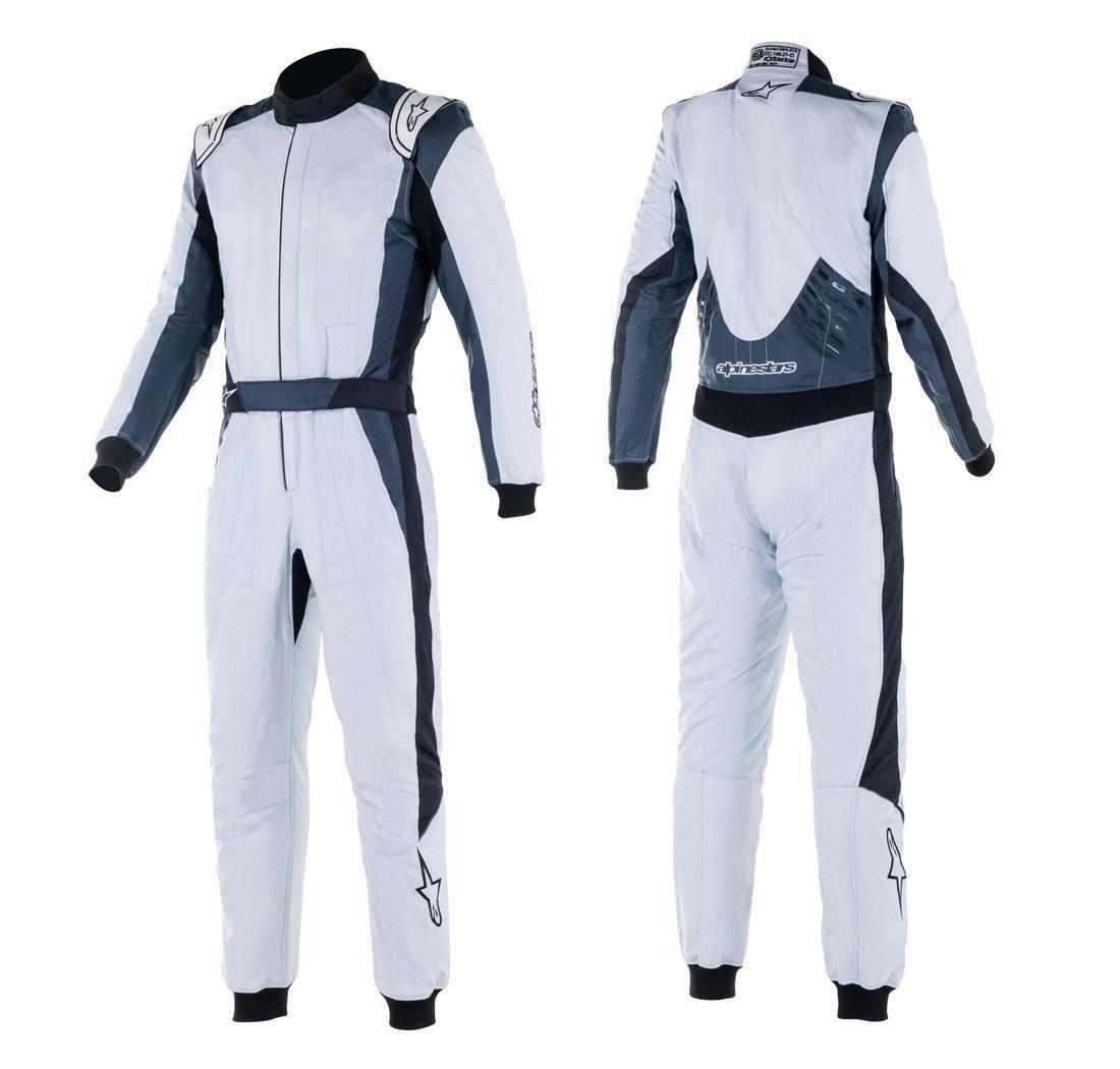 Mono Alpinestars GP PRO COMP v2 silver azul/gris/negro - Talla 44