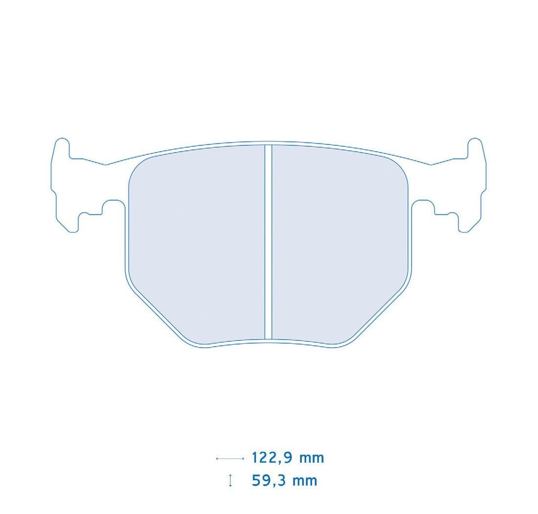 Brake Pads CARBONE LORRAINE FCP857 Model