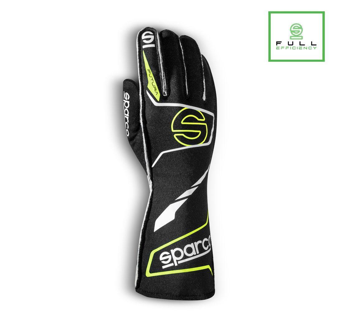 Guantes Sparco ARROW negro/amarillo fluo - tamaño 08