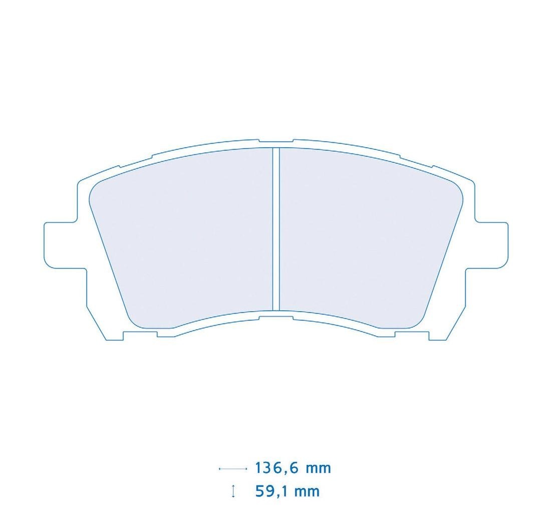 Pastillas de freno CARBONE LORRAINE Modelo FCP1327