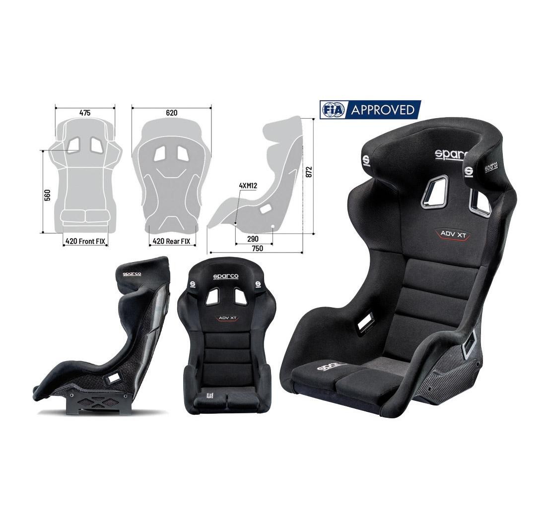 Seats SPARCO ADV XT CARBON Seats SPARCO ADV XT CARBON