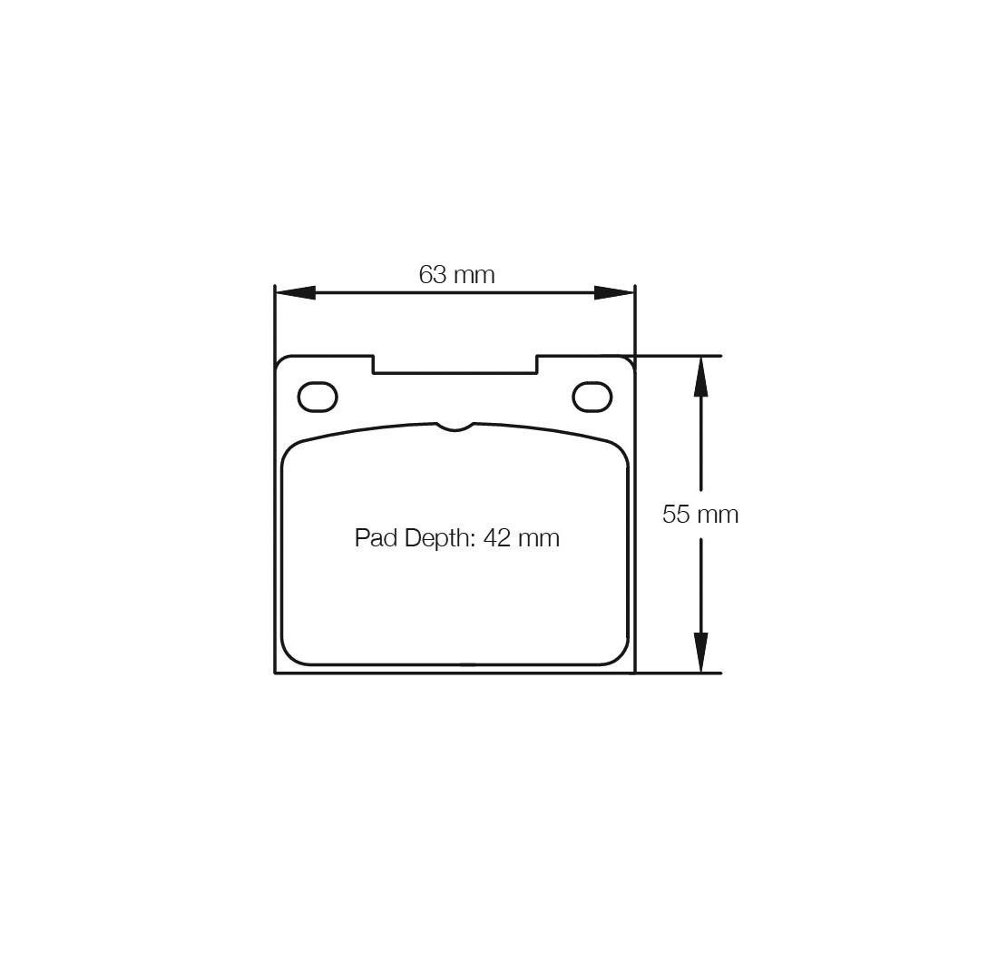 Brake Pads PAGID FCP809 Model