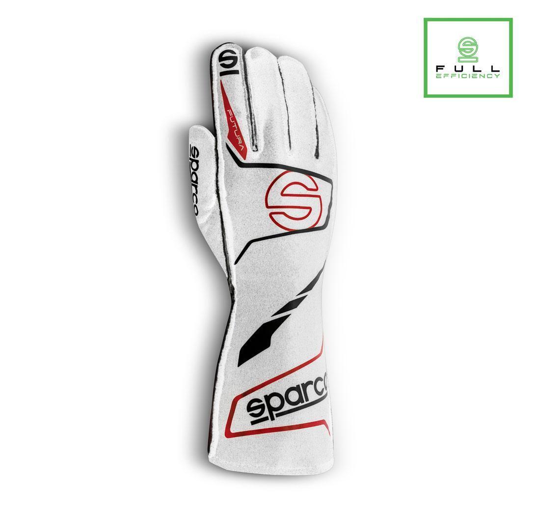 Guantes Sparco ARROW blanco/negro - tamaño 08