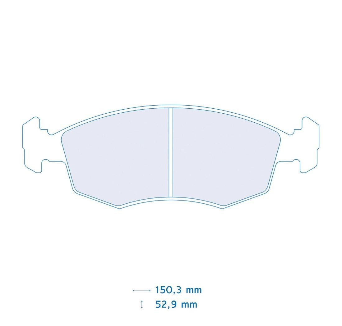 Brake Pads CARBONE LORRAINE FCP276 Model