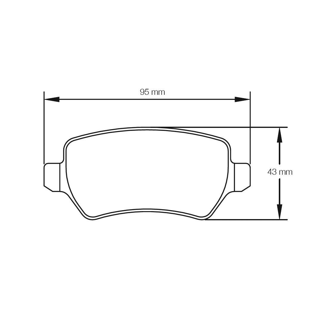 Brake Pads PAGID FCP1521 Model