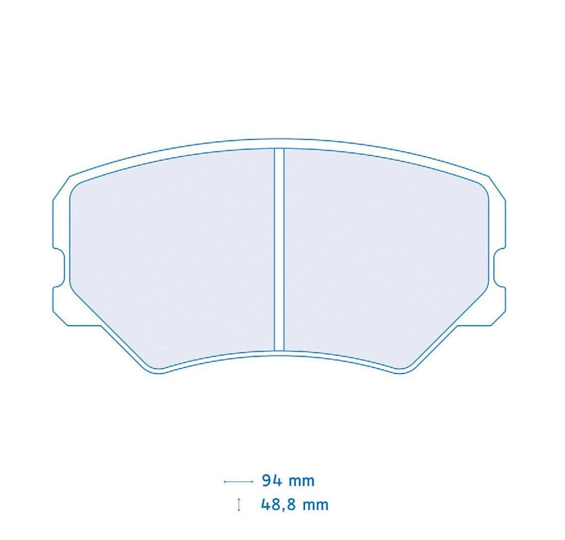 Pastillas de freno CARBONE LORRAINE Modelo FCP1133