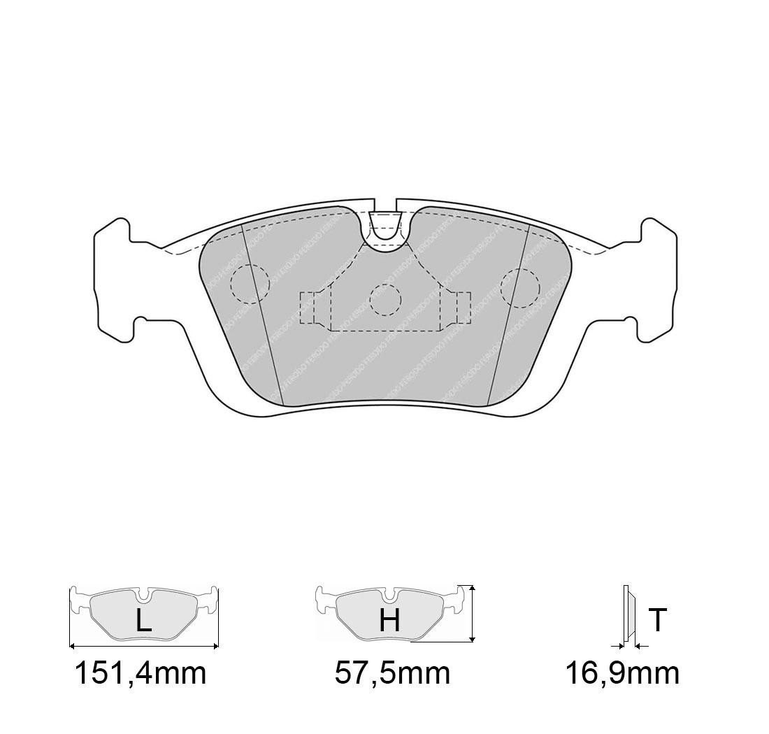 FERODO brake pads set