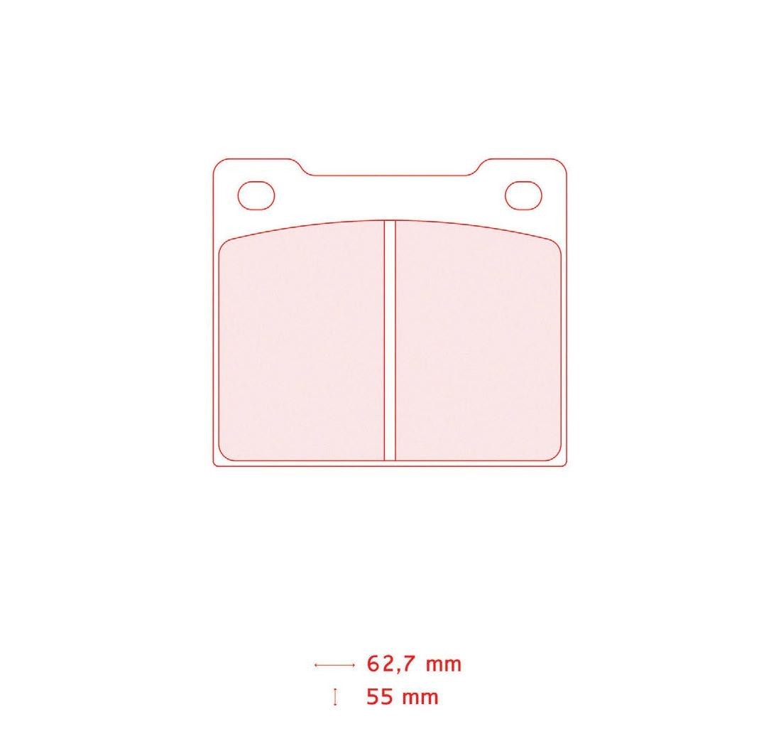 Brake Pads CARBONE LORRAINE FCP809 Model