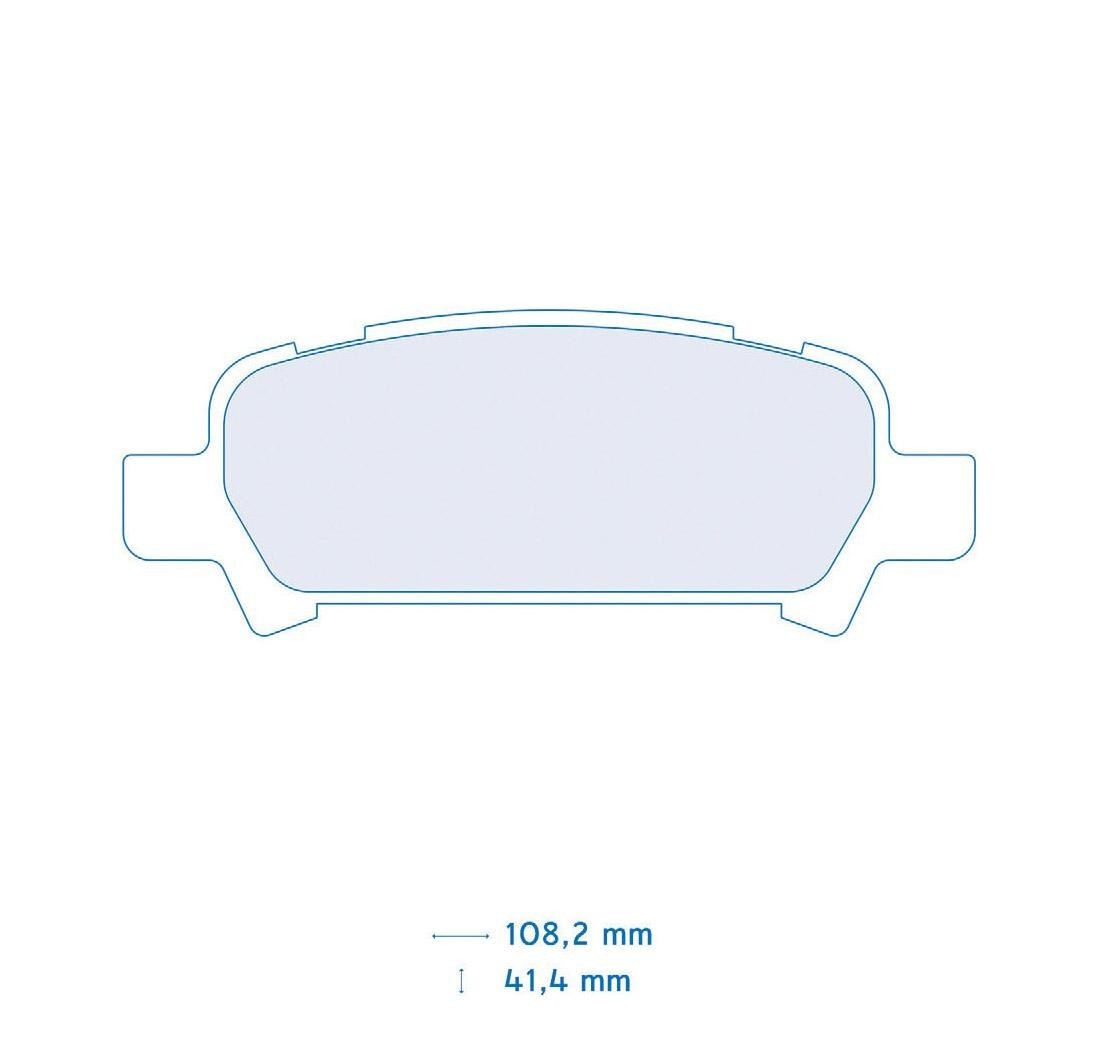 Pastiglie Freno CARBONE LORRAINE Modello FCP1333
