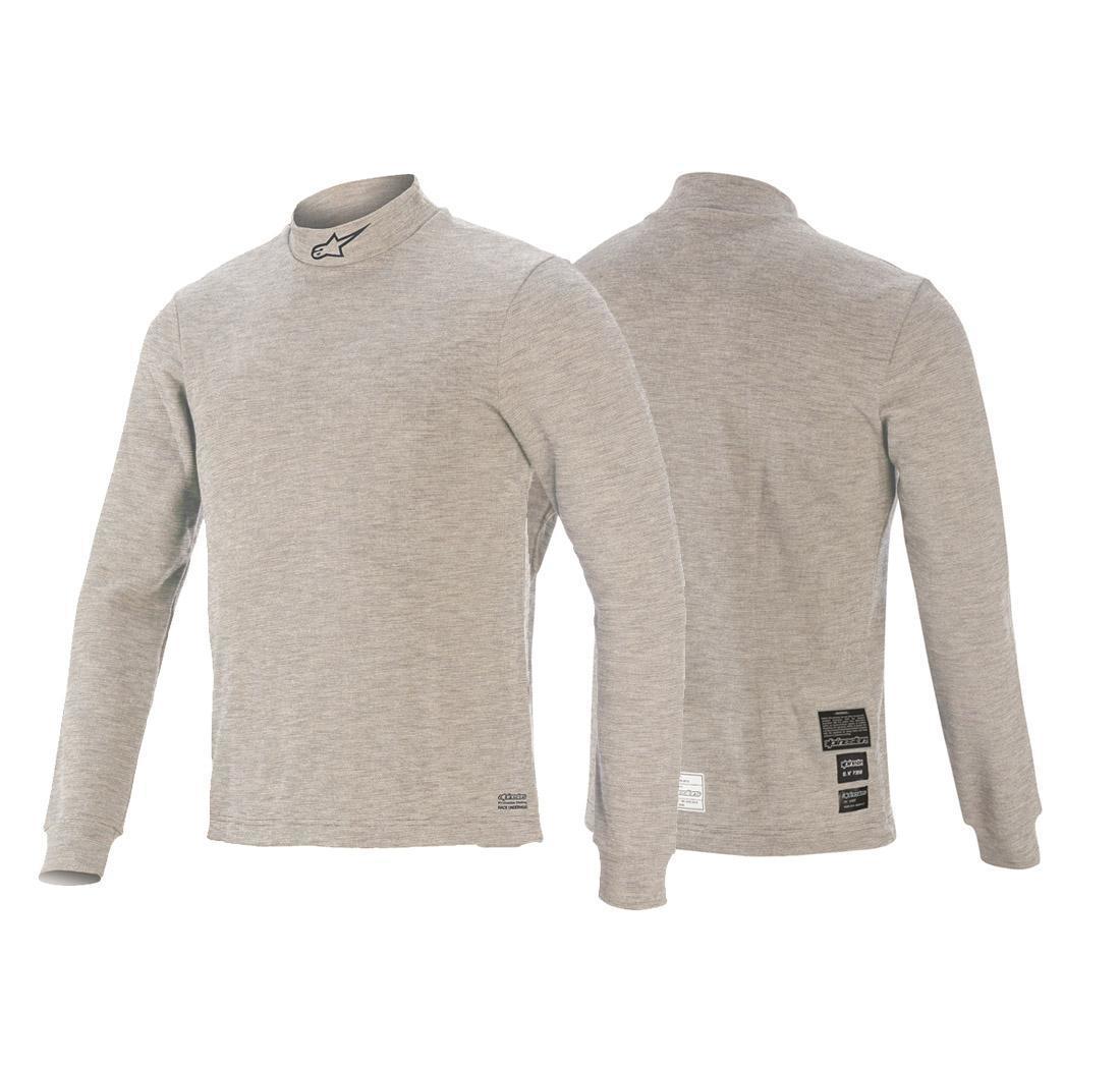 RACE V3 TOP LS GRAY   L