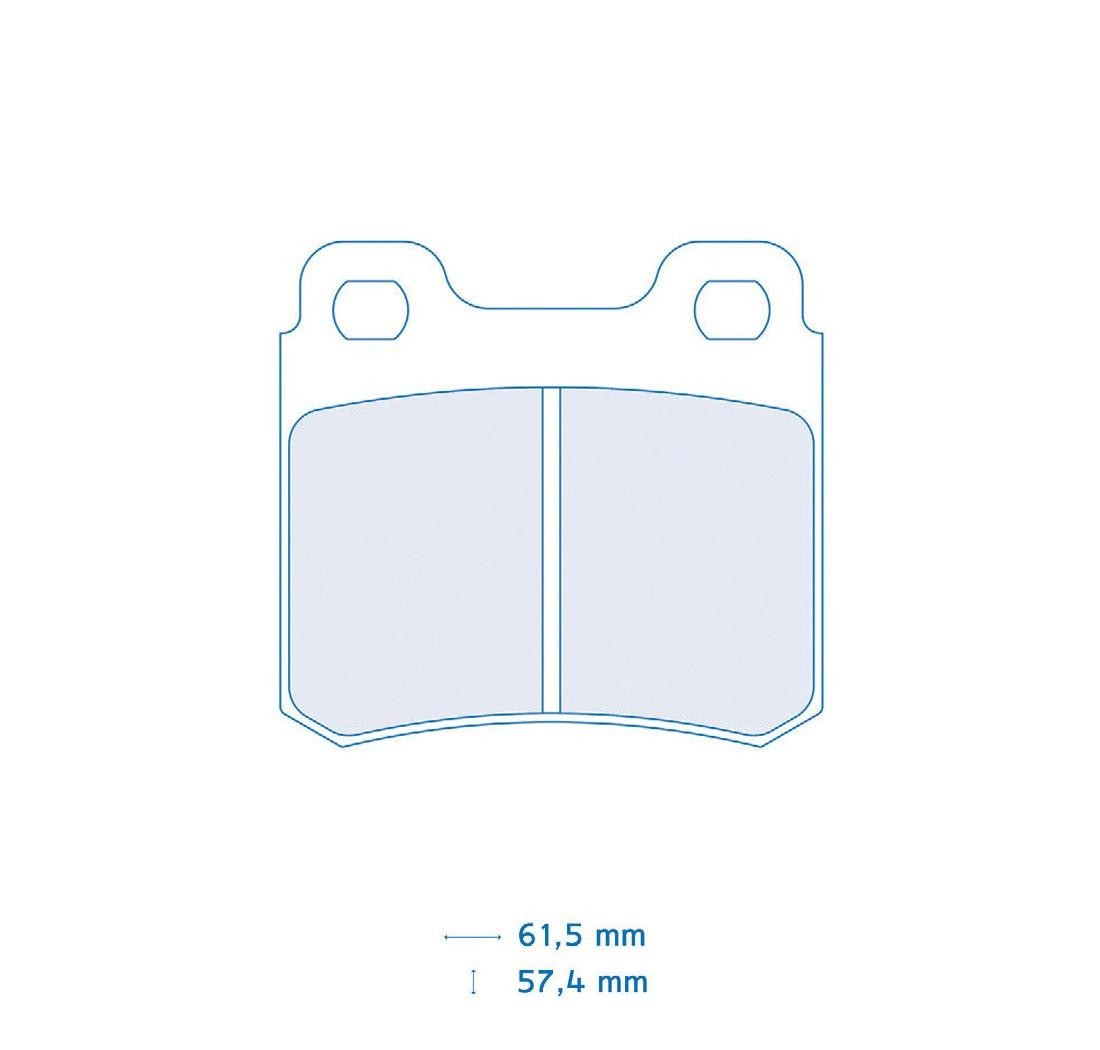 Brake Pads CARBONE LORRAINE FCP586 Model