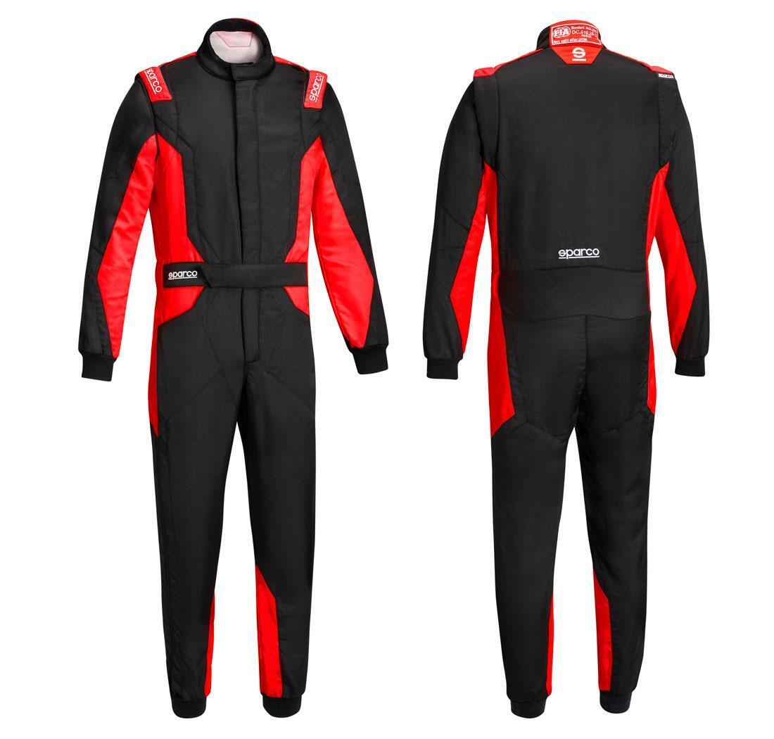 Sparco SPRINT ADVANCED race suit - black/red - Size 48