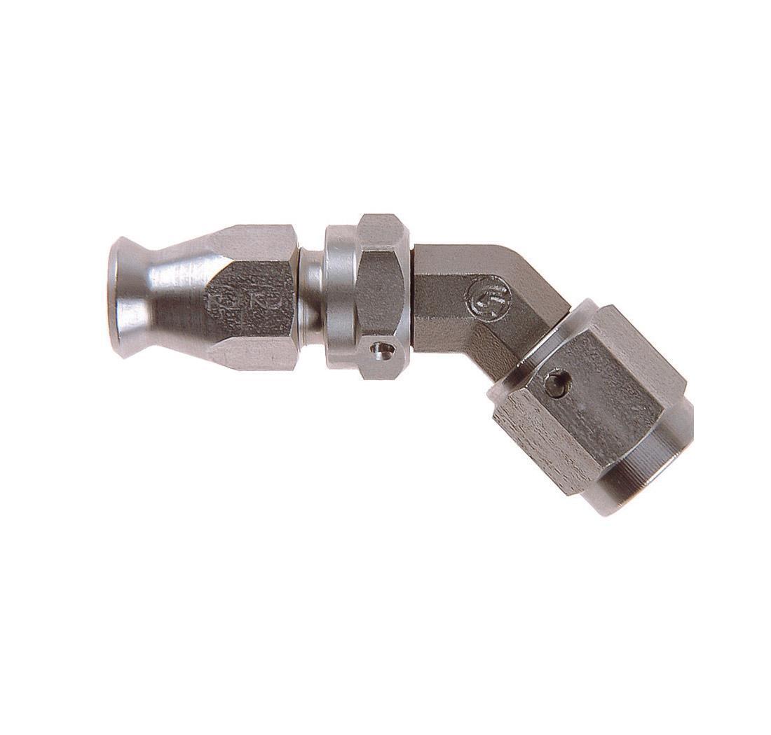 45° double swivel female forged