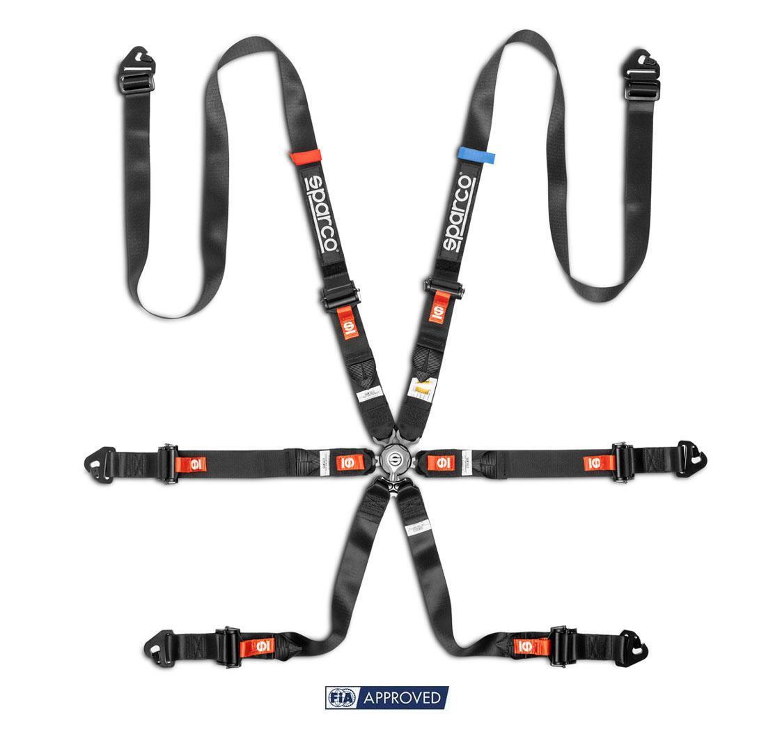 Harnais FIA Sparco 6 points PRO H-9 ENDURANCE noir