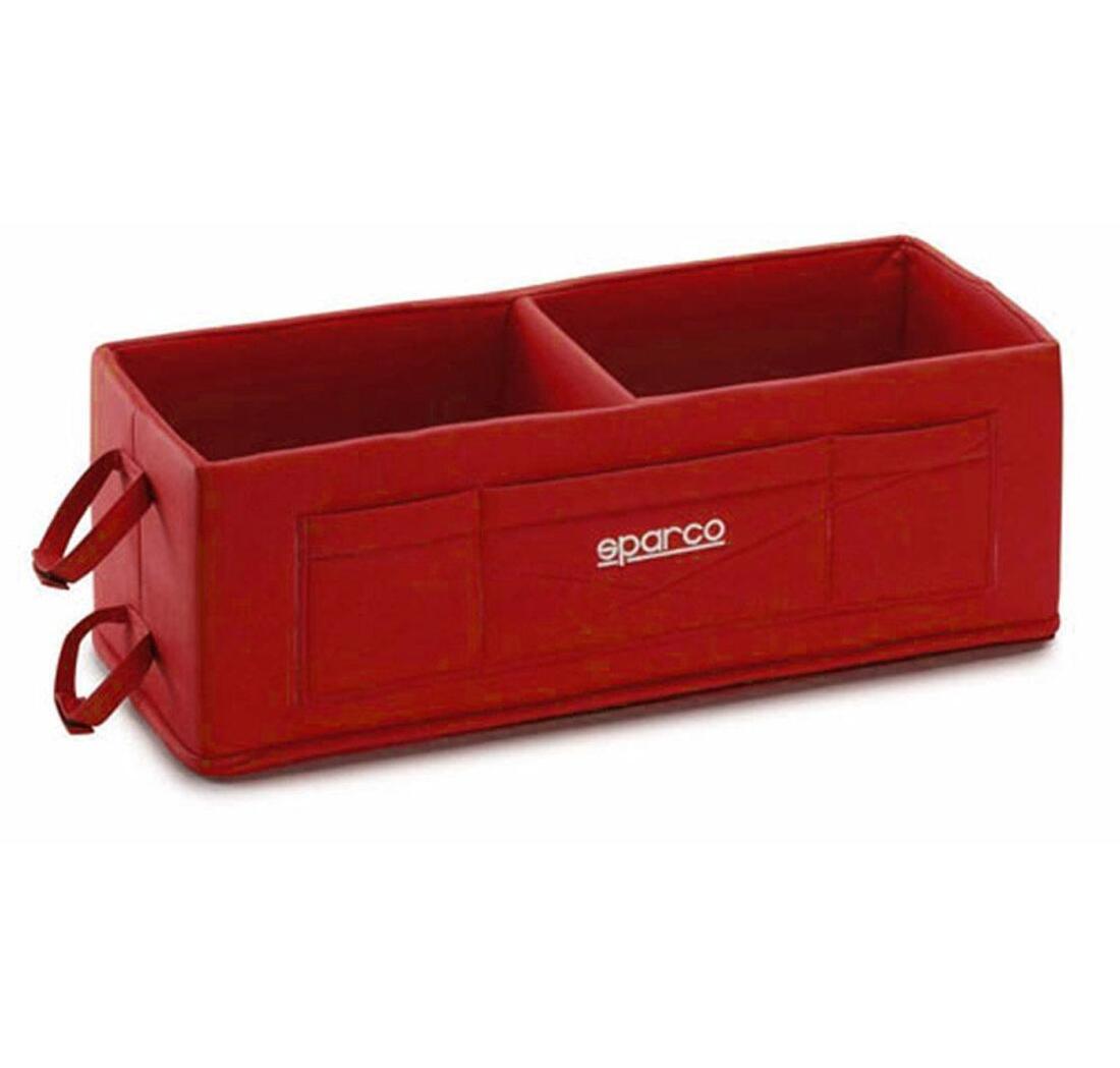 Sparco double helmet box - red