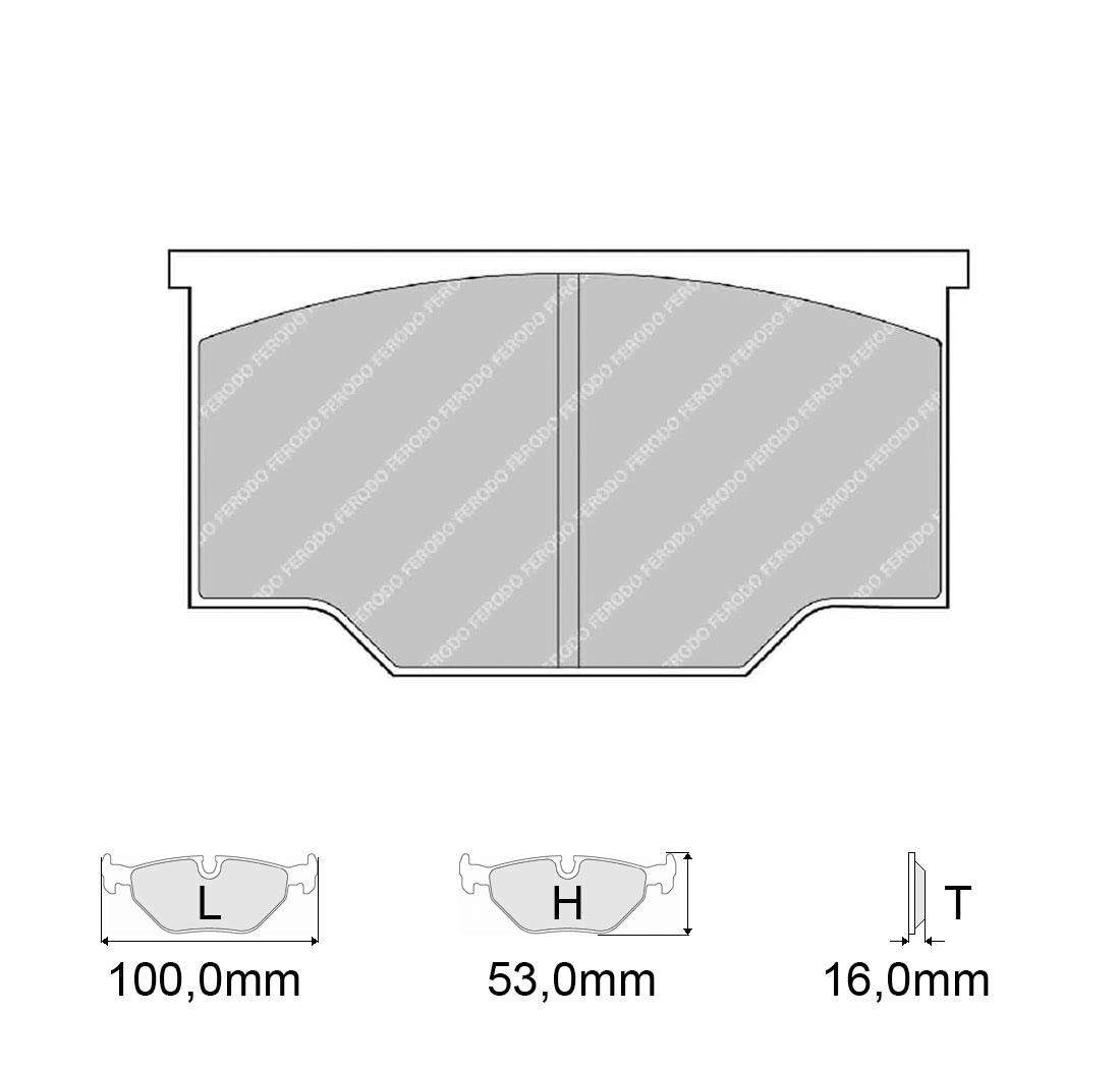 FERODO brake pads set