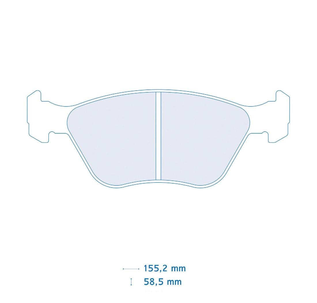 Brake Pads CARBONE LORRAINE FCP685 Model