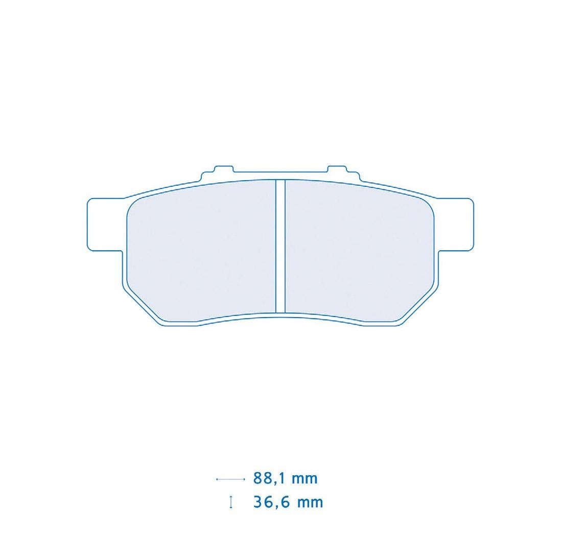 Brake Pads CARBONE LORRAINE FCP472 Model